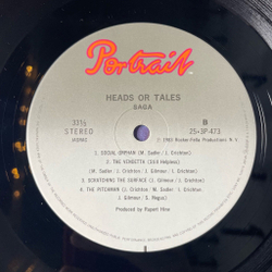 Винтажная виниловая пластинка LP Saga Heads Or Tales (Japan 1983) (Obi) Cat Walk