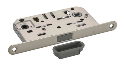 Замок с магнитной защелкой M 1895-WC-MSN под завертку мат.сатинир.никель (центр магнит)