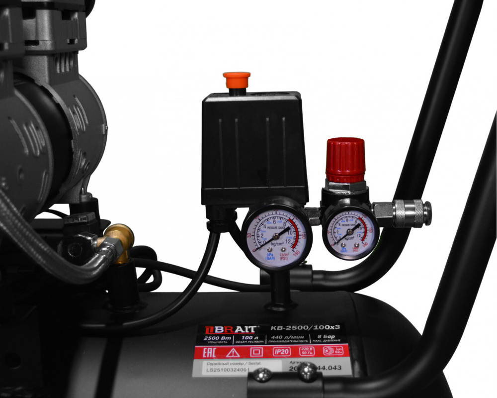 Компрессор воздушный KB-2500/100ХЗ
