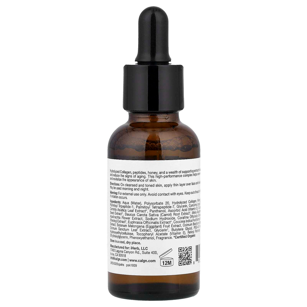 California Gold Nutrition, сыворотка с коллагеном, пептидами и медом, 30 мл (1 жидк. унция)