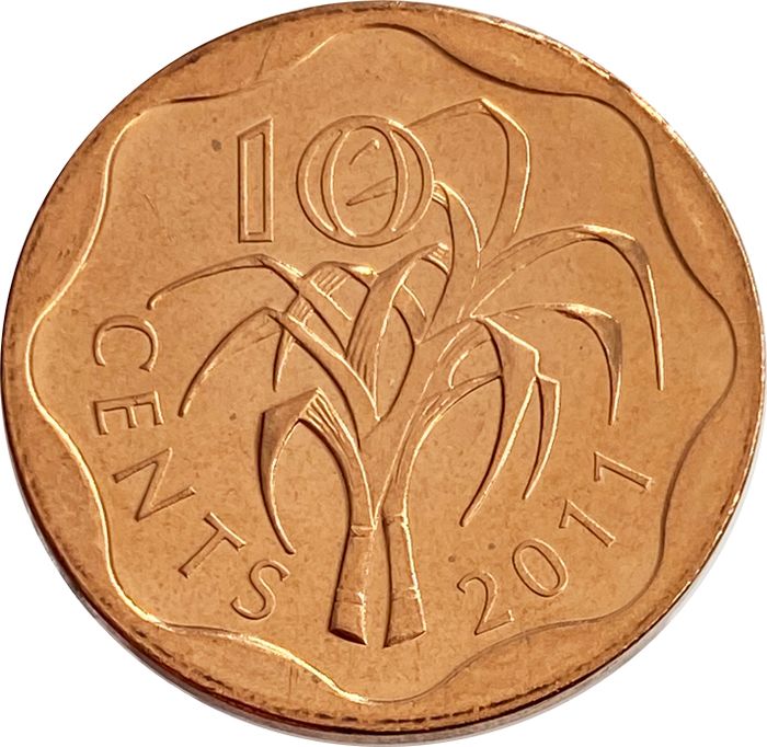 10 центов 2011 Свазиленд