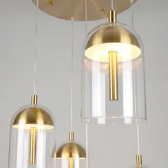 201056 LED / светильник подвесной / латунь
