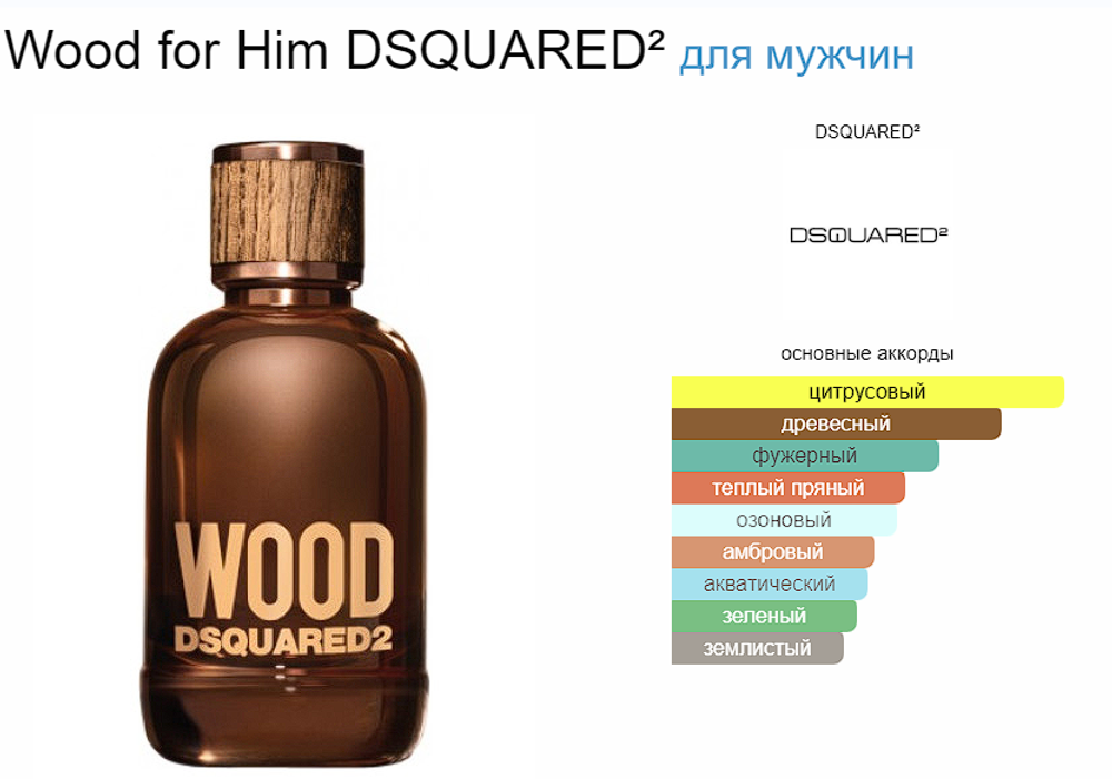 DSQUARED2 Wood for Him 100 ml (duty free парфюмерия)
