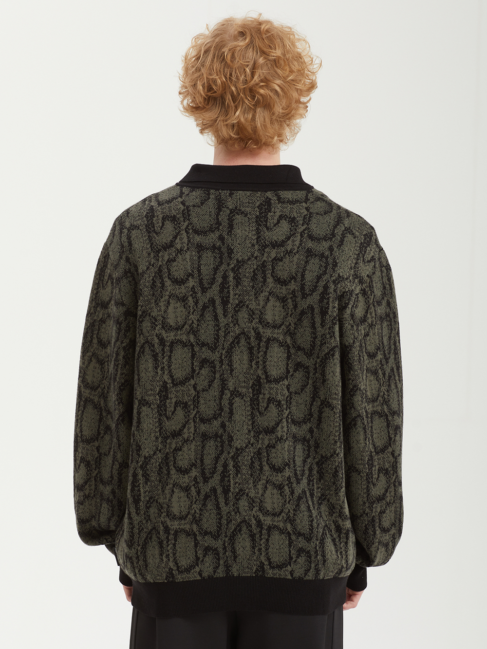 Свитер-поло L/s Snake Polo