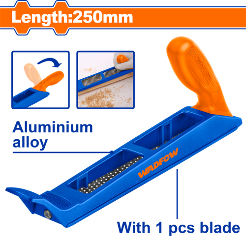 Рубанок обдирочный 250 мм (6/36) WADFOW WBP1101