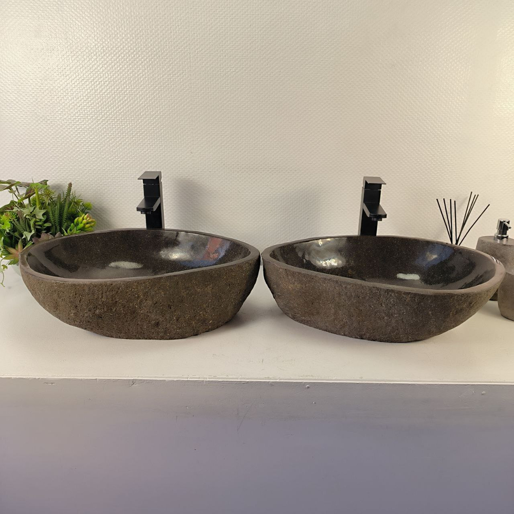 Раковина из речного камня ПАРА! RS-65481 53*39*15 0865