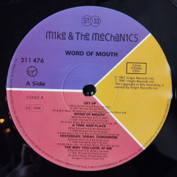 Винтажная виниловая пластинка LP Mike and The Mechanics Word Of Mouth (Germany 1991)
