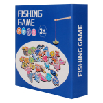 Развивающая игрушка деревянная Рыбалка с плоским полем, коробка C-41676