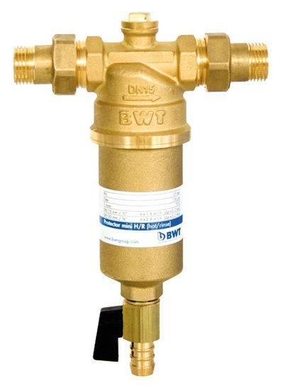 Фильтр BWT Protector mini H/R 1/2" механической очистки горячей воды 100 мкм (810506)