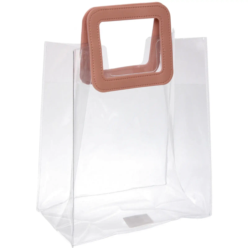 Пакет для цветов и подарков «Изящная фигура» 25*12*28 см, розовый