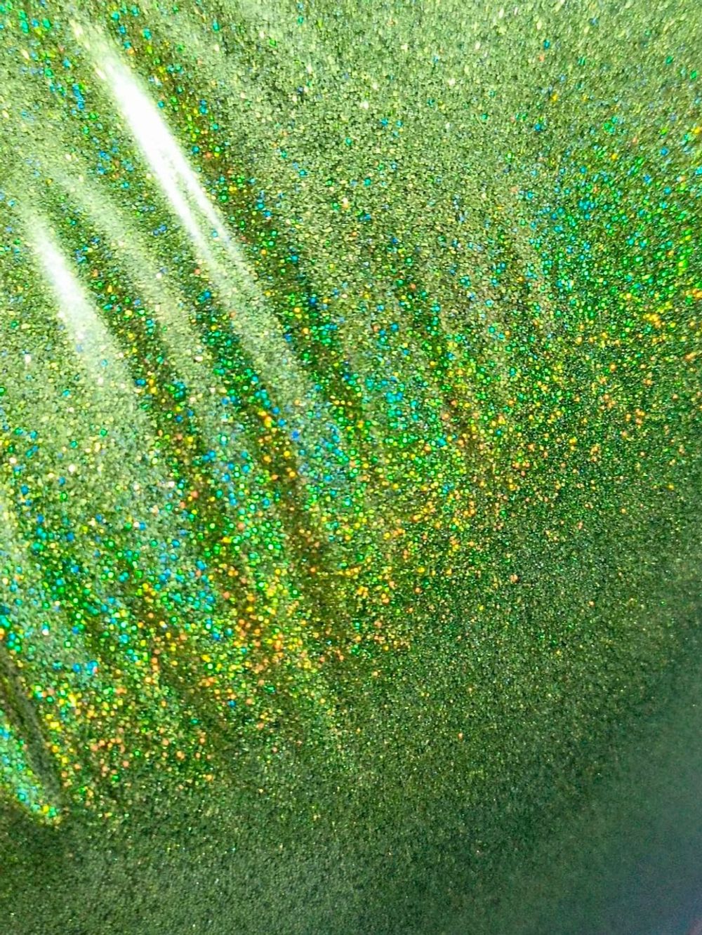 Блёстки Глиттеры 812-02мм - Жёлто-зелёный голографик - универсальные