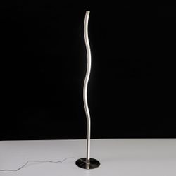 Citilux Гуффин CL804001 Торшер светодиодный с диммером Матовый Хром