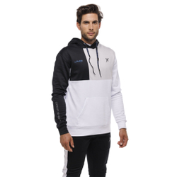 Мужская кофта теннисная Drop Shot Anacor JMD Hoody Men - White, Black