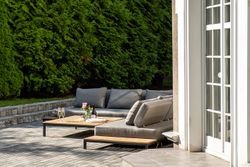 "Амальфи" трансформирующаяся лаунж-зона из алюминия, цвет графит