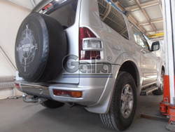 Фаркоп оцинкованный Galia M082A для Mitsubishi Pajero IV 2007-, Pajero III 2000-2007(паспорт и сертификат в комплекте)(без электрики)