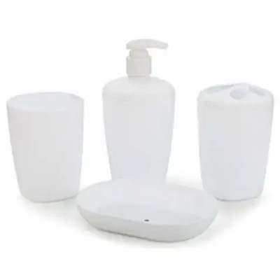 Набор аксессуаров для ванной комнаты Aqua (снежно-белый)