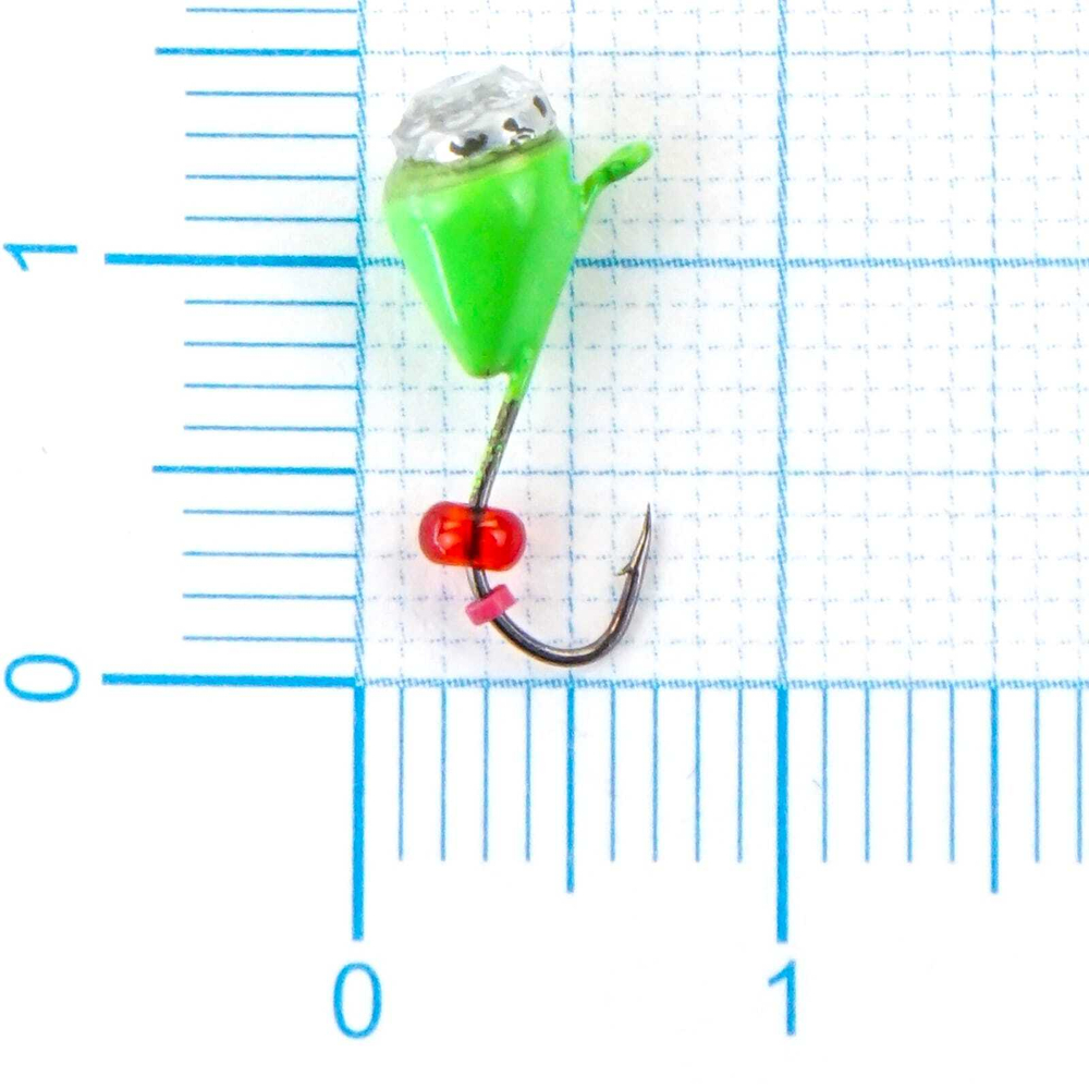 Мормышка вольфрамовая "Конус" средний с глазком (0.9гр)