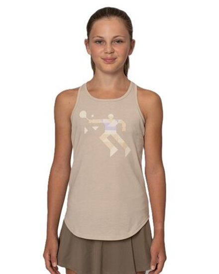 ОДЕЖДА ДЛЯ ТЕННИСА Девочки, Майка BIDI BADU PARIS CHILL 2025 .