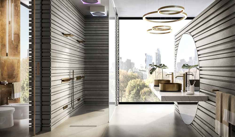 Раковина Gessi 316, накладная, без перелива, Ø400хh125 мм, цвет Brass Brushed PVD