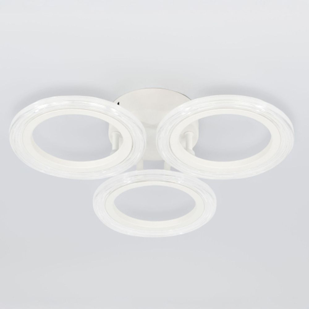 Светильник потолочный светодиодный ЭРА Модерн Ring CLL-1-39W 4K WH без ДУ белый | Светильники SPB-6 без ДУ