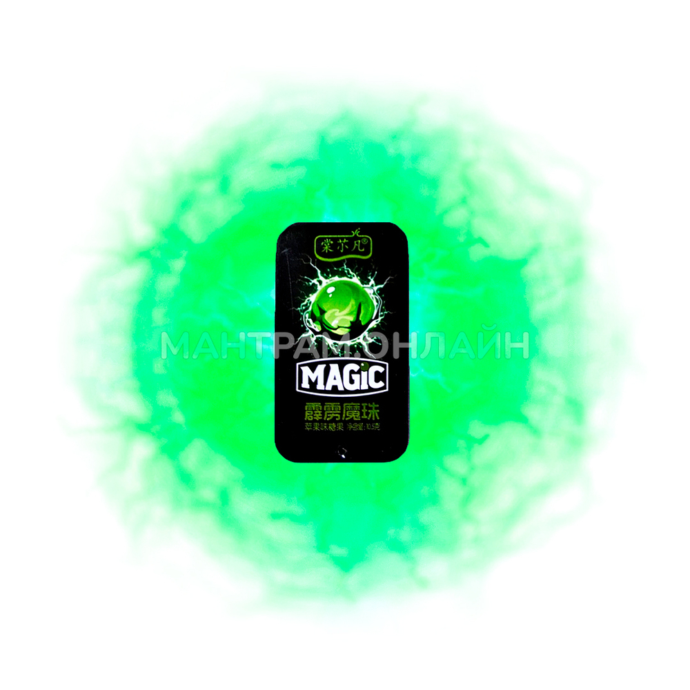 Драже фруктовое сладкое Magic вкус яблоко 10,5 г