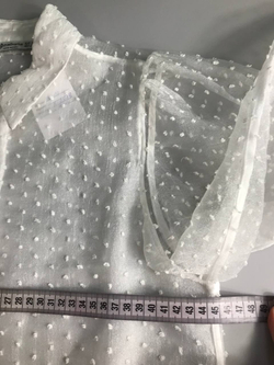 Блузка Stradivarius прозрачная, маркировка S, визуально на 44 размер