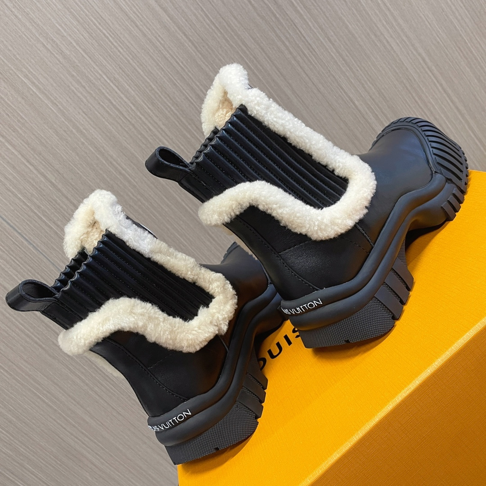 Louis Vuitton Ruby Flat Ankle Boots