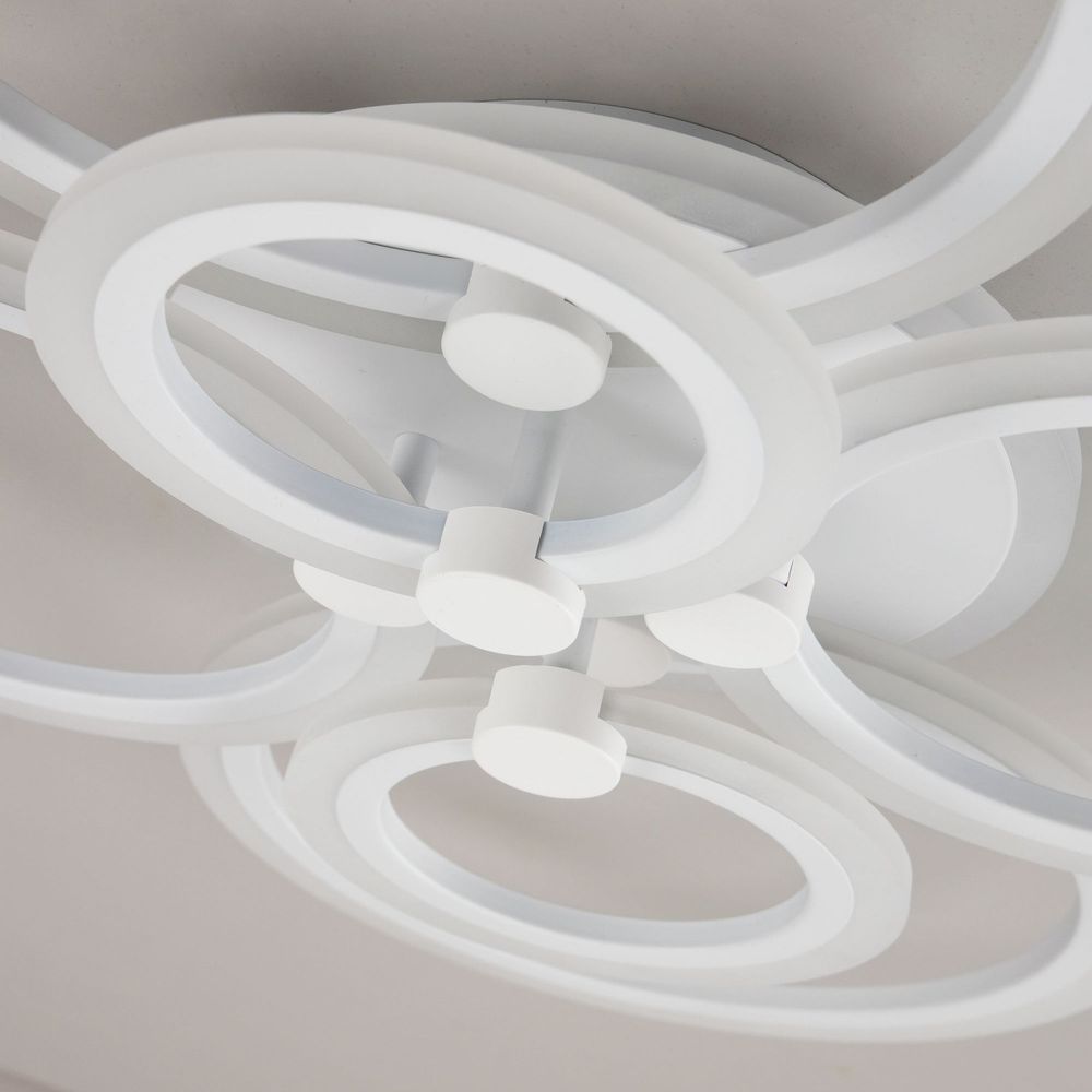 Citilux Сента CL237B160E RGB Люстра с пультом Белая