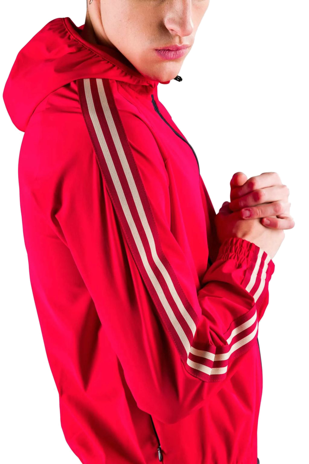 Куртка теннисная Hydrogen Star FZ Hoodie - red