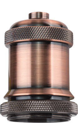 Патрон электрический Navigator 61 519 NLH-V01-006-E27 подвес.метал. черненая медь