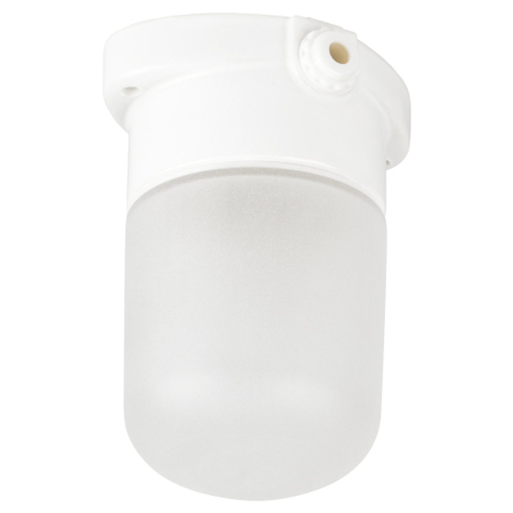 Светильник ЭРА НББ 02-60-001 для бани и сауны керамика/стекло прямой IP54 E27 max 60Вт белый НПБ400