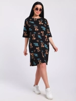 Платье-футболка спортивное оверсайз