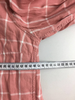 Рубашка H&M хлопковая в клетку 40 размер