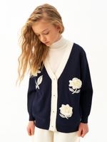 Кардиган для девочки AT1413 синий