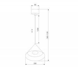 Подвесной светильник Elektrostandard Conus a069336