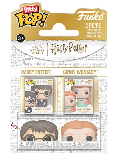 Набор Funko Bitty POP! Harry Potter GoF Harry Potter+Ginny Weasley 2шт 88940 / Набор Фанко ПОП! по мотивам вселенной "Гарри Поттер", Гарри Поттер и Джинни Уизли