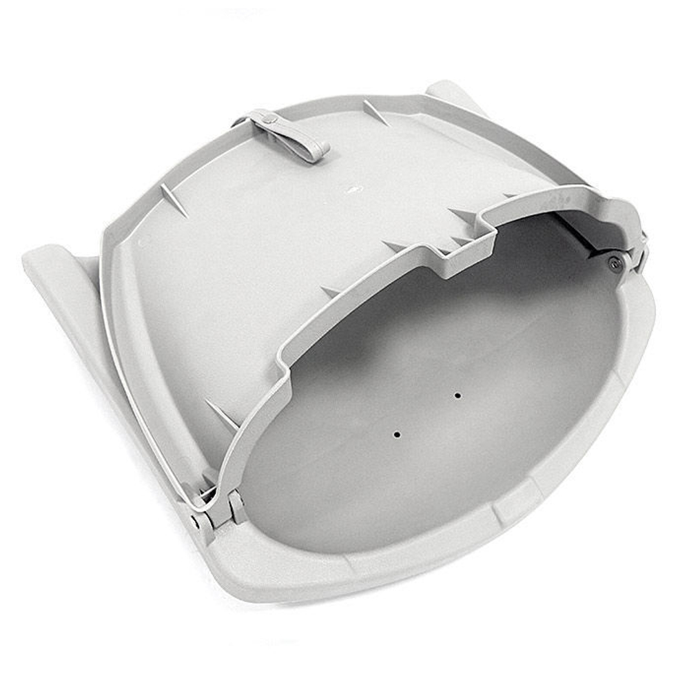 Сиденье пластмассовое складное Folding Plastic Boat Seat серое