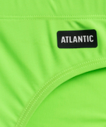 Плавки мужские спорт Atlantic, 1 шт. в уп., полиамид, неоново-зеленые, KMT-334