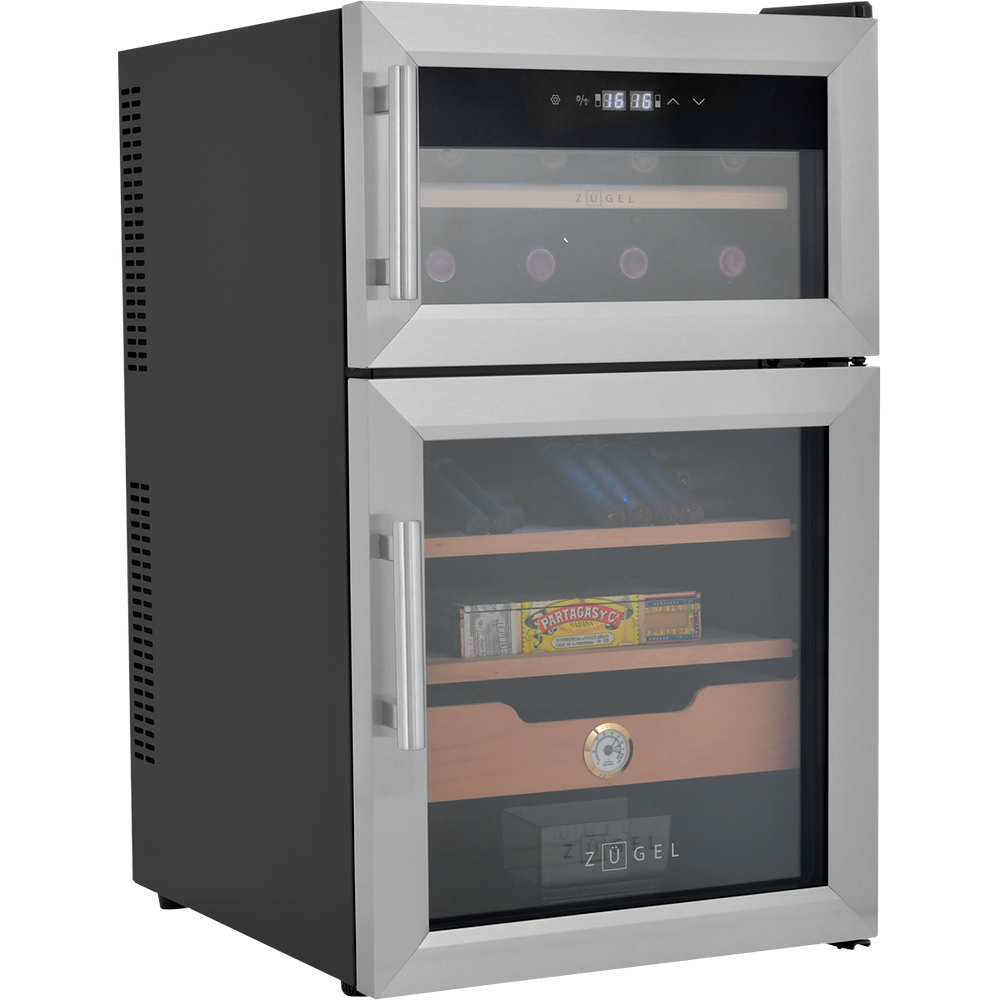 Винный шкаф-хьюмидор ZUGEL ZTH80DX
