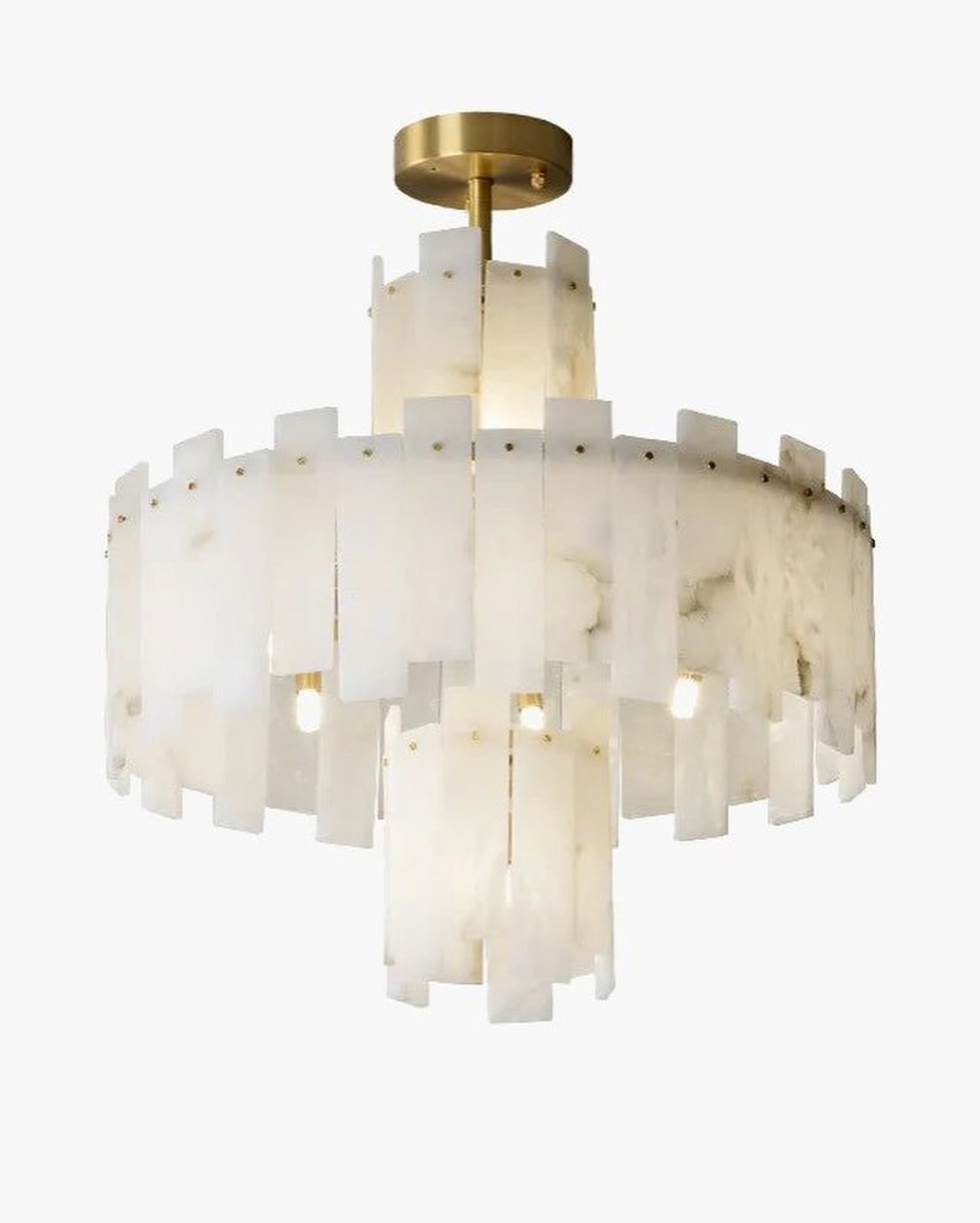 Эффектная подвесная люстра из натурального камня.✨