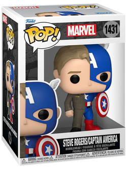 Фигурка Funko POP! Bobble Marvel Split Steve Rogers/Captain America (1431) 80891