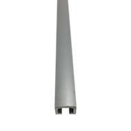 Фриз овальный  9*8мм "DO-3" 3м Серебро мат. П-обр. д/плитки анод. алюм.