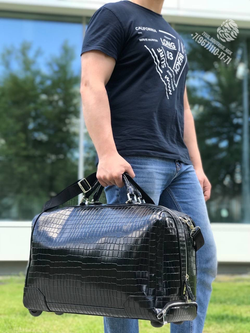 Дорожная сумка на колесах Brioni