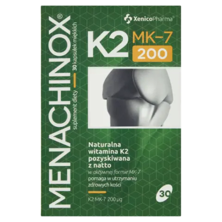 Менахинокс К2-МК7 200 мкг - 30 капсул