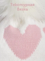 Шапка для девочки зимняя вязаная с помпоном
