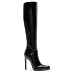 SAINT LAURENT Buckle Detailed Knee High Boots Women"s