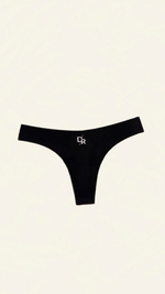 Бесшовные трусы Thongs Black