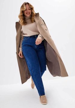 Джинсы больших размеров на молнии