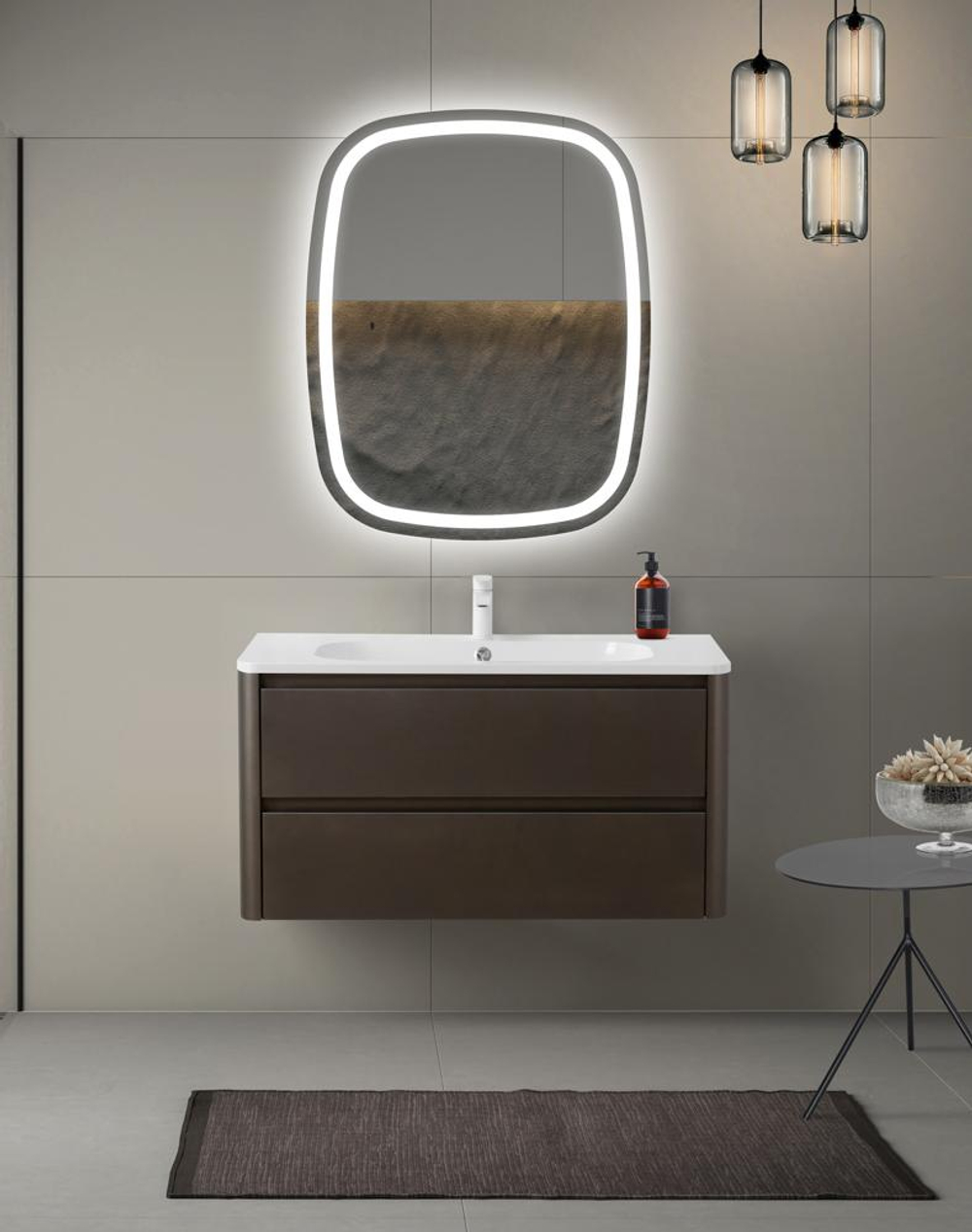 Мебель для ванной Cezares RELAX 100 Оружейная сталь RELAX-1000-2C-SO-GM