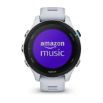 Смарт часы Garmin Forerunner 255S Music с белым ремешком
